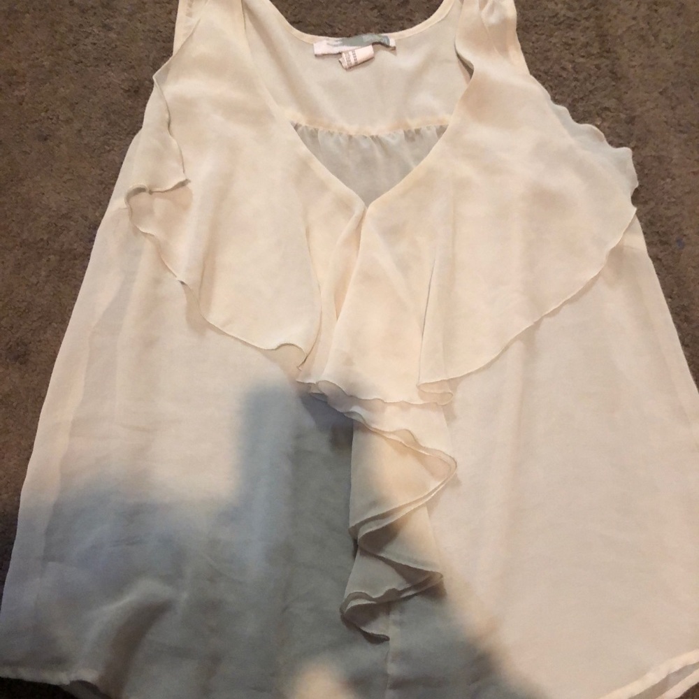 nude fancy shirt.
